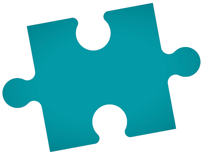 light blue puzzle